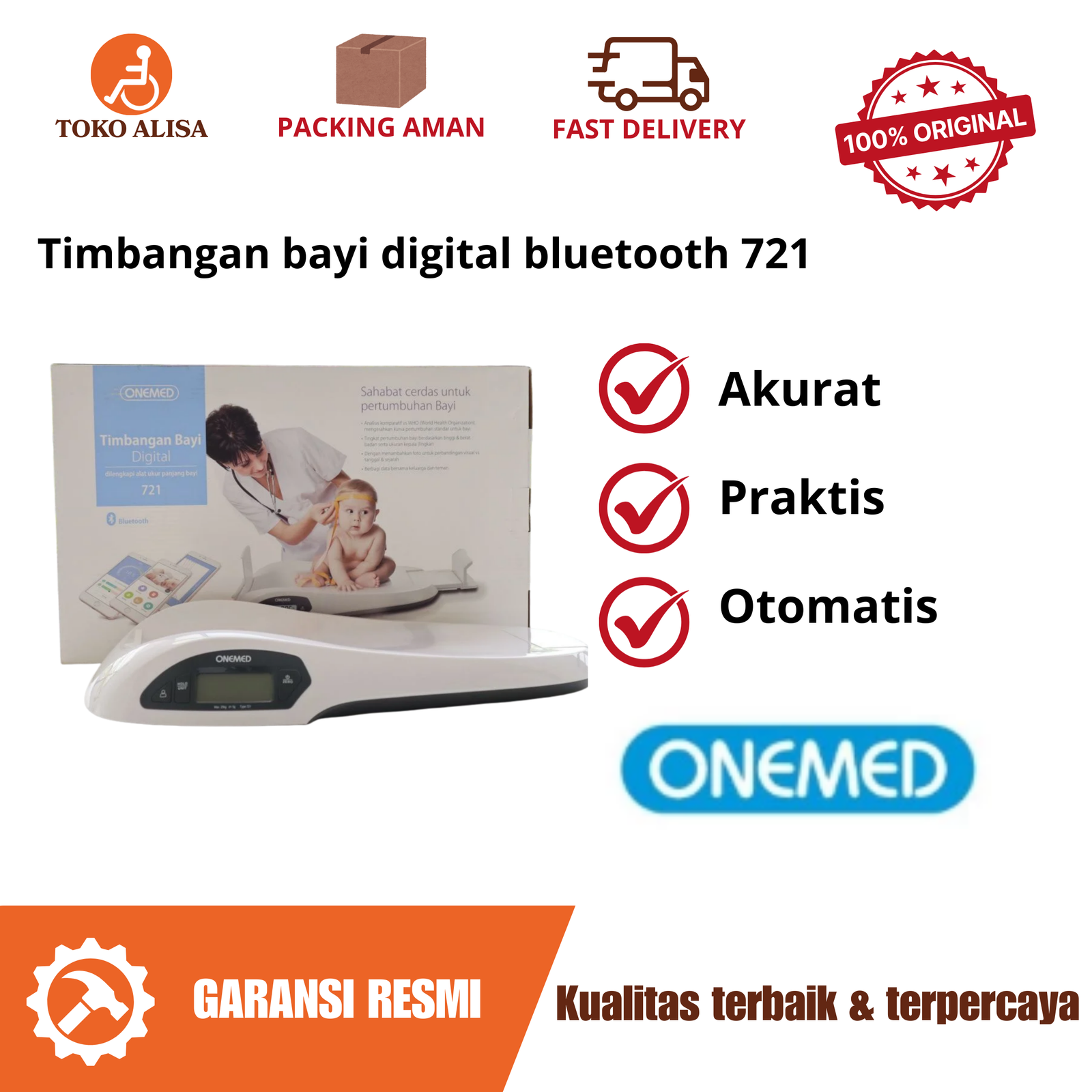 Timbangan bayi digital bluetooth 721
